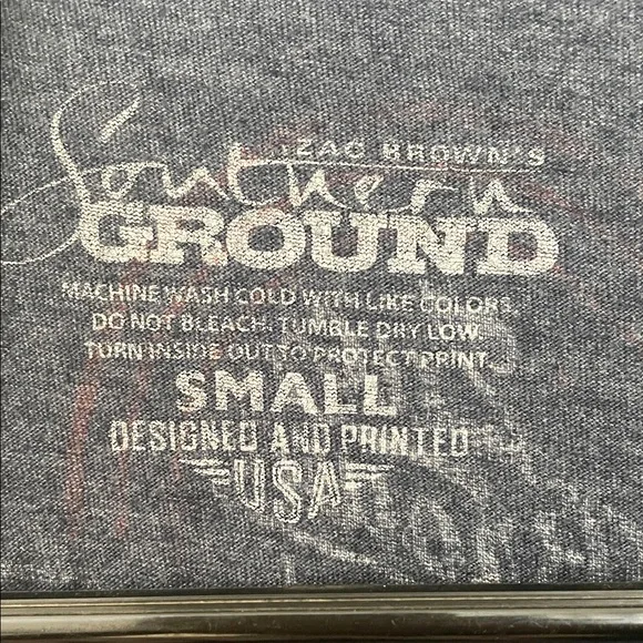 Zac Brown Band Navy T-Shirt - black out the Sun tour - Picture 2 of 4